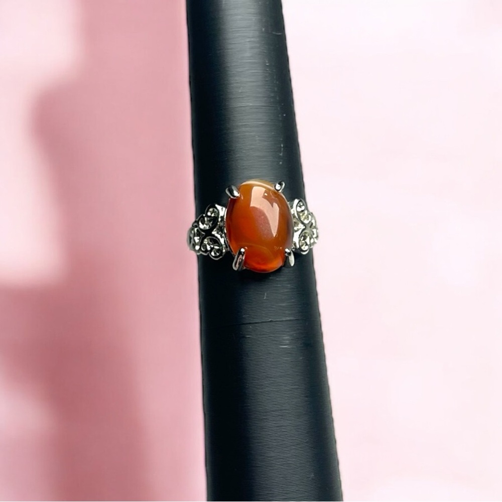 Carnelian Gemstone Ring